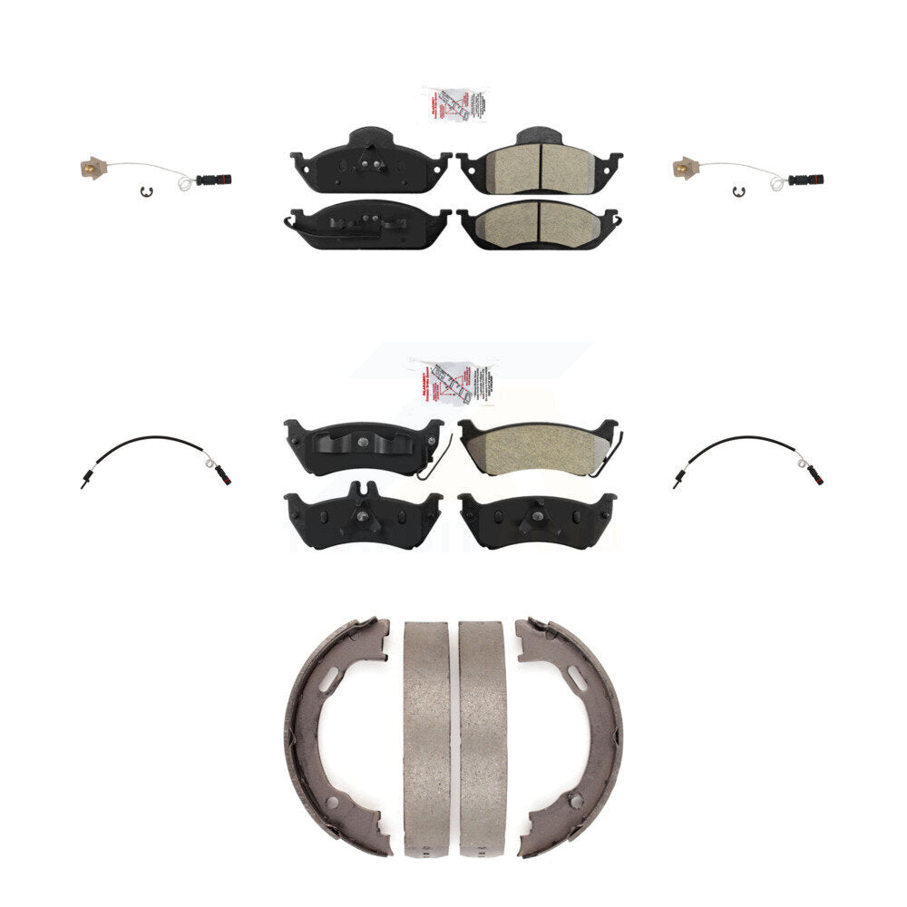 AmeriBRAKES KNW-100462 Disc Brake Pad for 1998-2005 Mercedes-Benz ML320, Mercedes-Benz ML350, Mercedes-Benz ML430 - Front and Rear