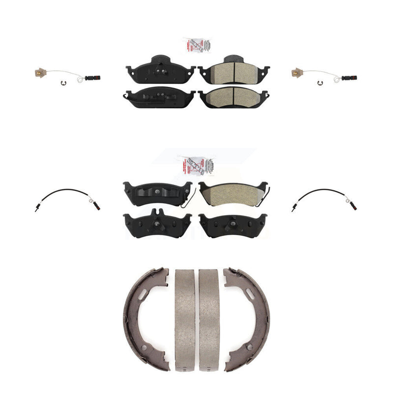 AmeriBRAKES KNW-100462 Disc Brake Pad for 1998-2005 Mercedes-Benz ML320, Mercedes-Benz ML350, Mercedes-Benz ML430 - Front and Rear