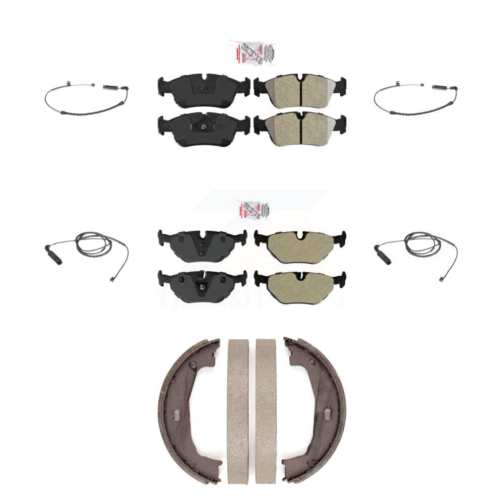AmeriBRAKES KNW-100475 Disc Brake Pad for 2000-2006 BMW 320i, BMW 325Ci and More - Front and Rear