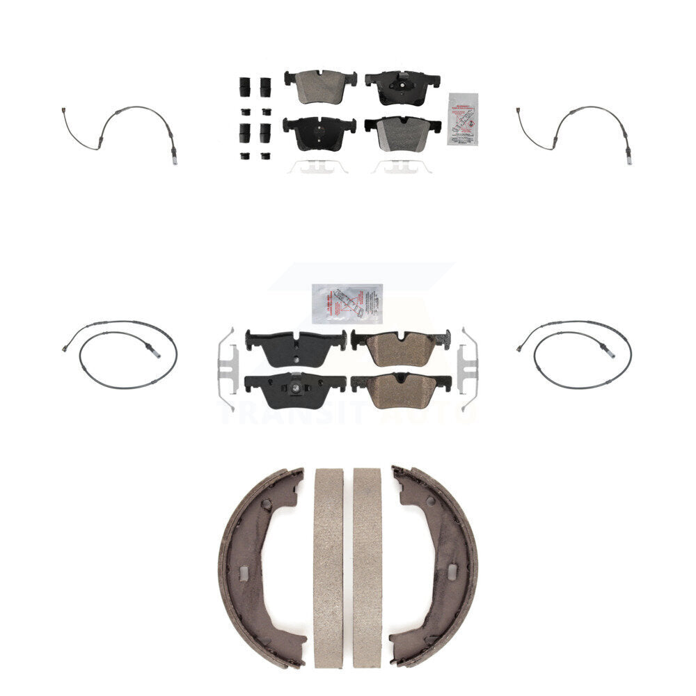 AmeriBRAKES KNW-100512 Disc Brake Pad for 2012-2018 BMW 328d, BMW 320i xDrive, BMW 320i - Front and Rear