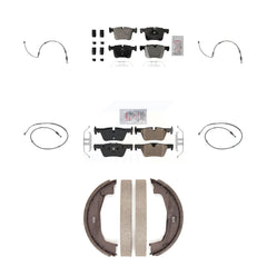 AmeriBRAKES KNW-100512 Disc Brake Pad for 2012-2018 BMW 328d, BMW 320i xDrive, BMW 320i - Front and Rear