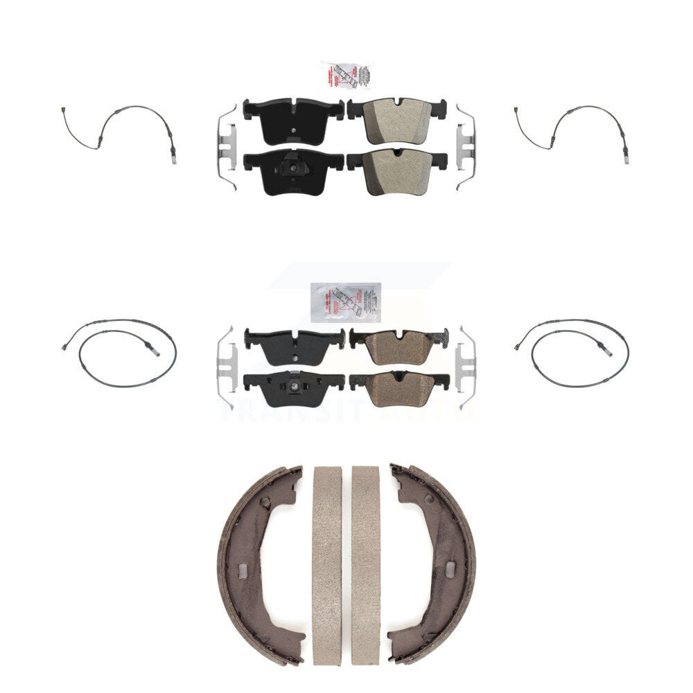 AmeriBRAKES KNW-100513 Disc Brake Pad for 2012-2018 BMW 328d, BMW 320i xDrive, BMW 320i - Front and Rear