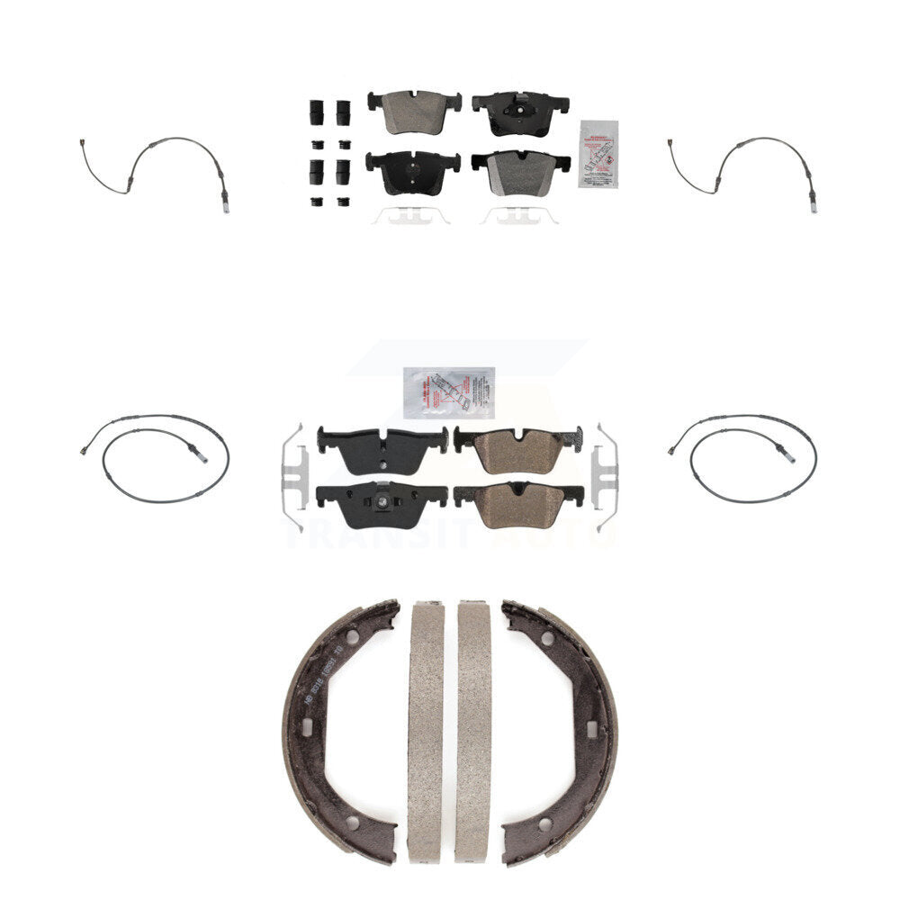 AmeriBRAKES KNW-100514 Disc Brake Pad for 2013-2018 BMW 328d xDrive, BMW 320i xDrive - Front and Rear