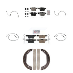 AmeriBRAKES KNW-100514 Disc Brake Pad for 2013-2018 BMW 328d xDrive, BMW 320i xDrive - Front and Rear
