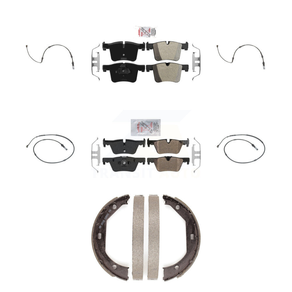 AmeriBRAKES KNW-100515 Disc Brake Pad for 2013-2018 BMW 328d xDrive, BMW 320i xDrive - Front and Rear