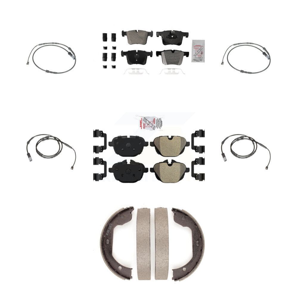 AmeriBRAKES KNW-100526 Disc Brake Pad for 2011 BMW X3 - Front and Rear