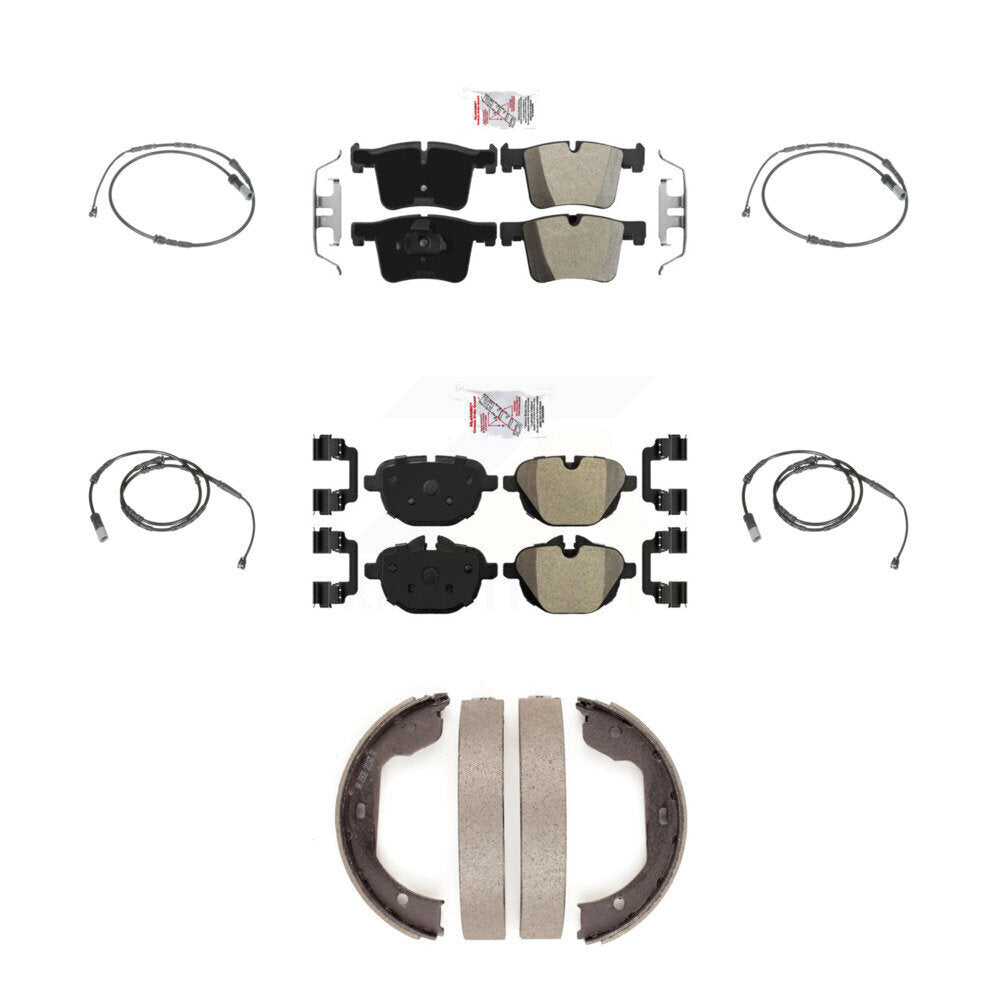 AmeriBRAKES KNW-100527 Disc Brake Pad for 2011 BMW X3 - Front and Rear
