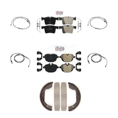 AmeriBRAKES KNW-100527 Disc Brake Pad for 2011 BMW X3 - Front and Rear
