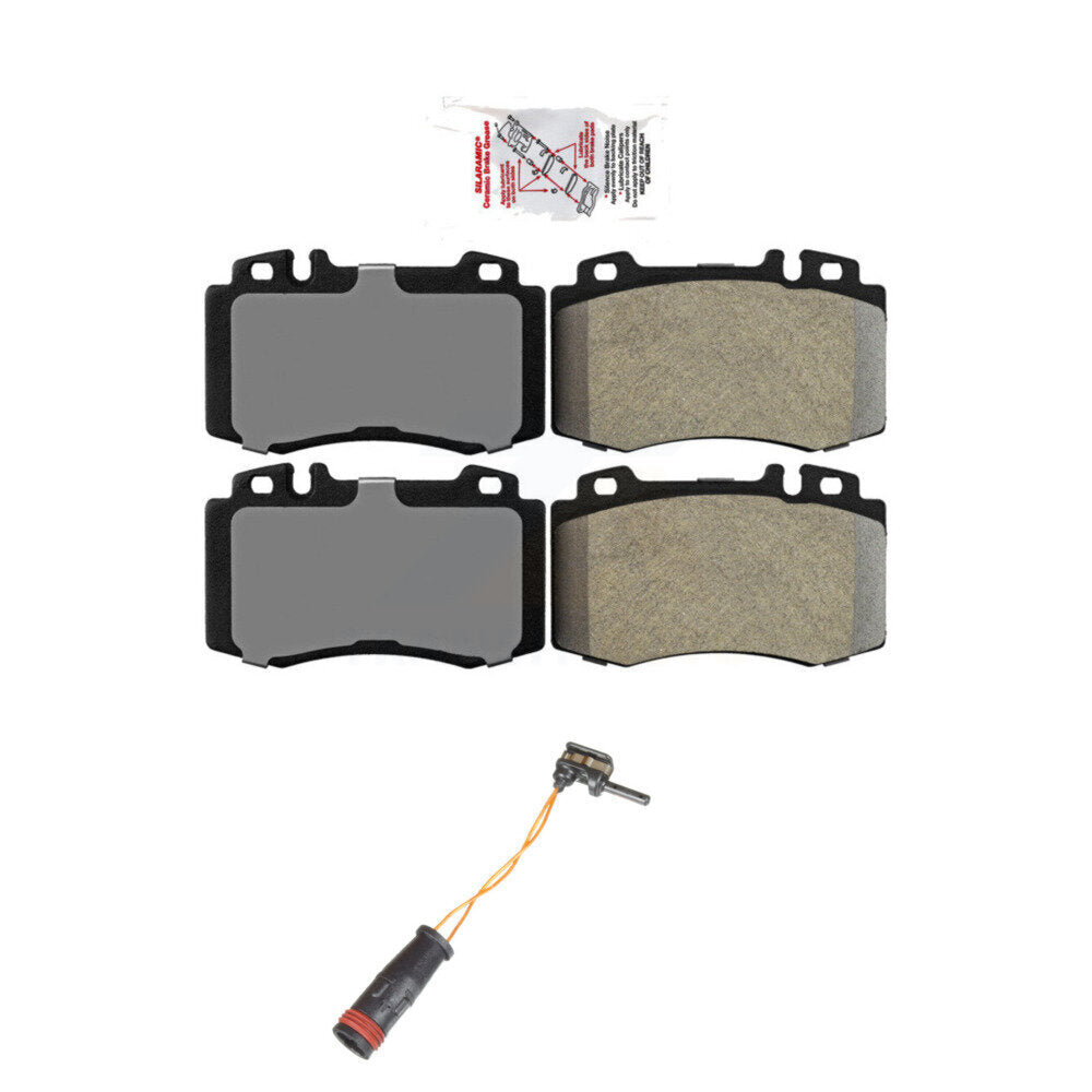 AmeriBRAKES KNW-100533 Disc Brake Pad for 2000-2009 Mercedes-Benz C55 AMG, Mercedes-Benz E350 and More - Front