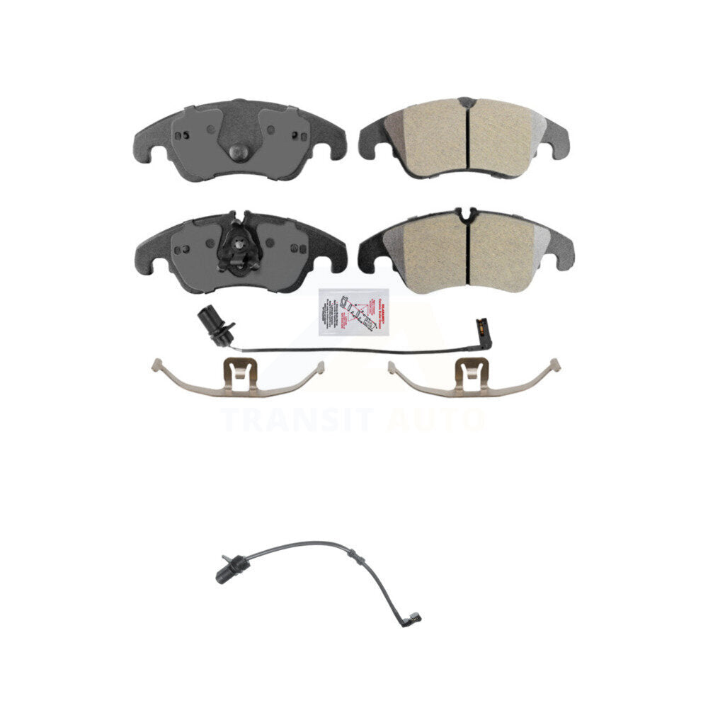 AmeriBRAKES KNW-100552 Disc Brake Pad for 2012-2015 Audi A6 Quattro, Audi A7 Quattro - Front