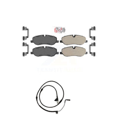 AmeriBRAKES KNW-100621 Disc Brake Pad for 2006-2008 Land Rover Range Rover Sport - Front