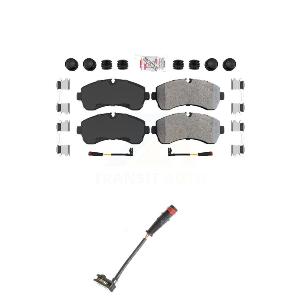 AmeriBRAKES KNW-100631 Disc Brake Pad for 2009-2024 Mercedes-Benz Sprinter 3500, Mercedes-Benz Sprinter 3500XD and More - Front