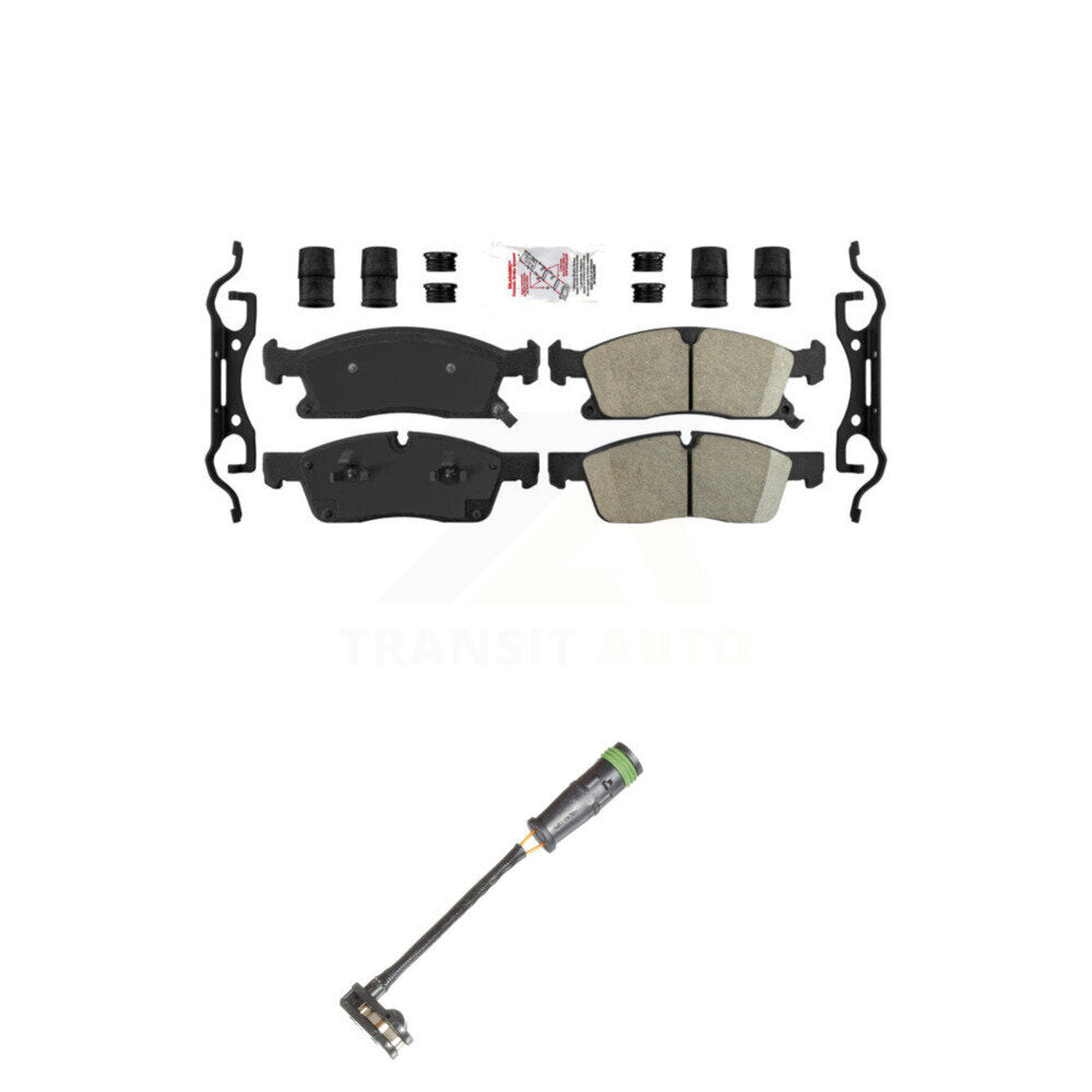 AmeriBRAKES KNW-100637 Disc Brake Pad for 2013-2019 Mercedes-Benz GLE400, Mercedes-Benz GLS450 and More - Front