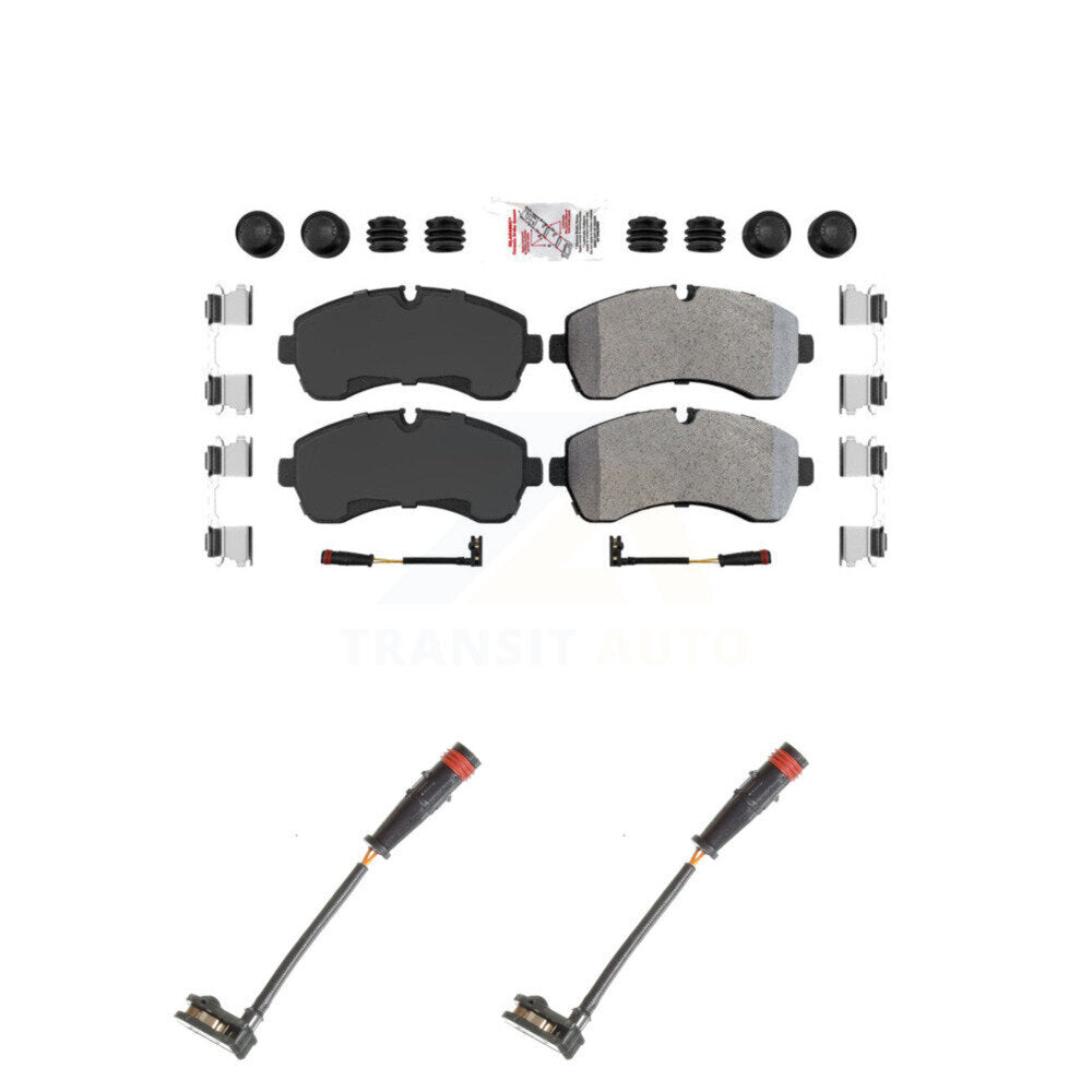 AmeriBRAKES KNW-100777 Disc Brake Pad for 2009-2024 Mercedes-Benz Sprinter 3500, Mercedes-Benz Sprinter 3500XD and More - Front
