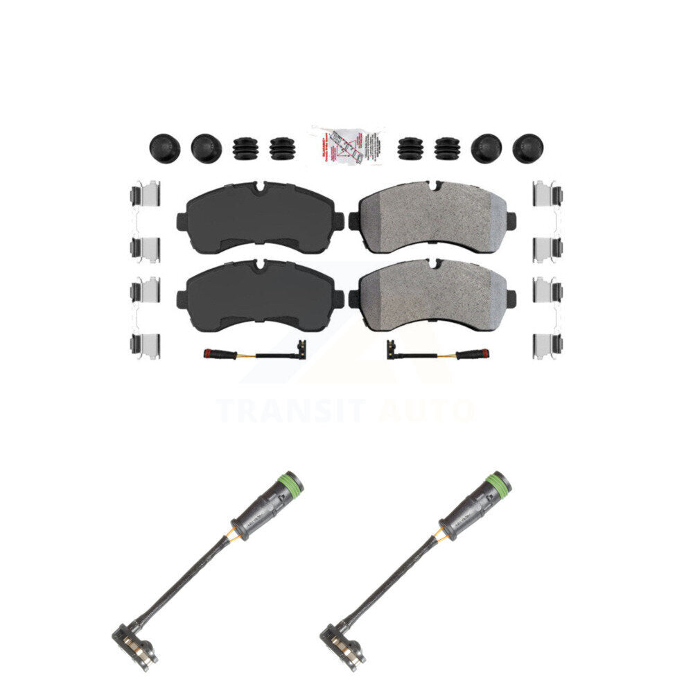 AmeriBRAKES KNW-100826 Disc Brake Pad for 2007-2023 Mercedes-Benz Sprinter 1500, Freightliner Sprinter 3500 and More - Front