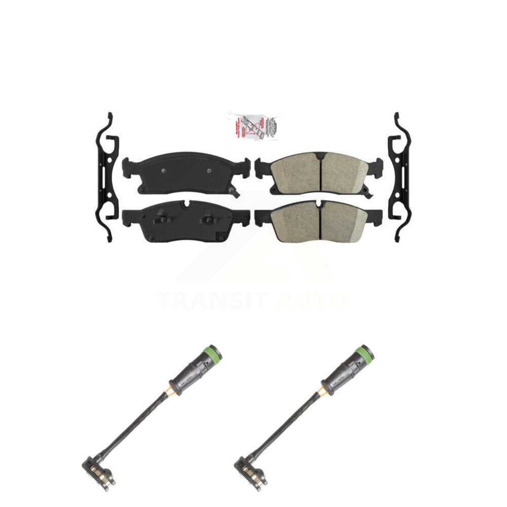 AmeriBRAKES KNW-100828 Disc Brake Pad for 2013-2019 Mercedes-Benz GLE400, Mercedes-Benz GLS450 and More - Front