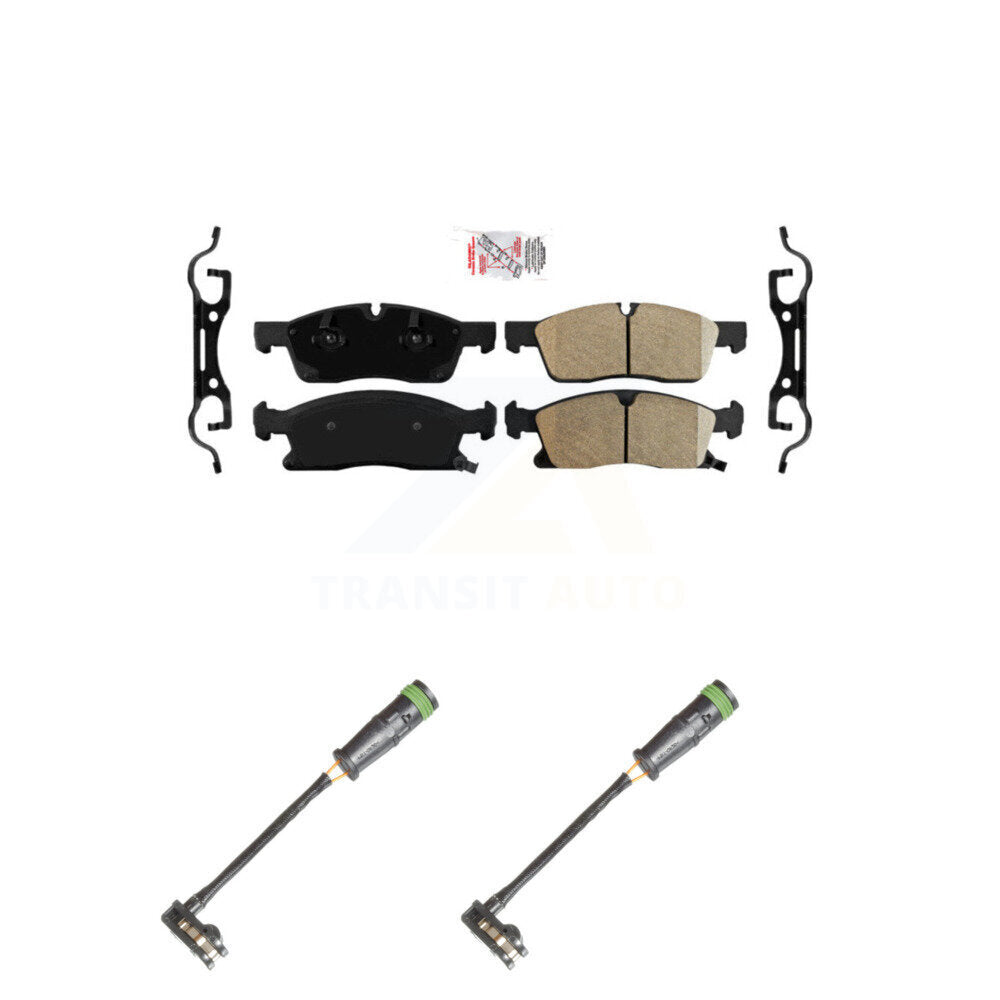 AmeriBRAKES KNW-100829 Disc Brake Pad for 2013-2019 Mercedes-Benz GLE400, Mercedes-Benz GLS450 and More - Front
