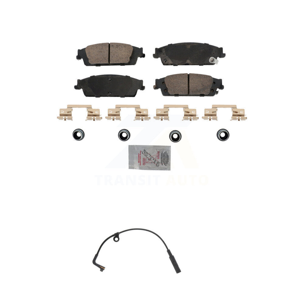 AmeriBRAKES KNW-100875 Disc Brake Pad for 2019 Chevrolet Silverado 1500 - Rear