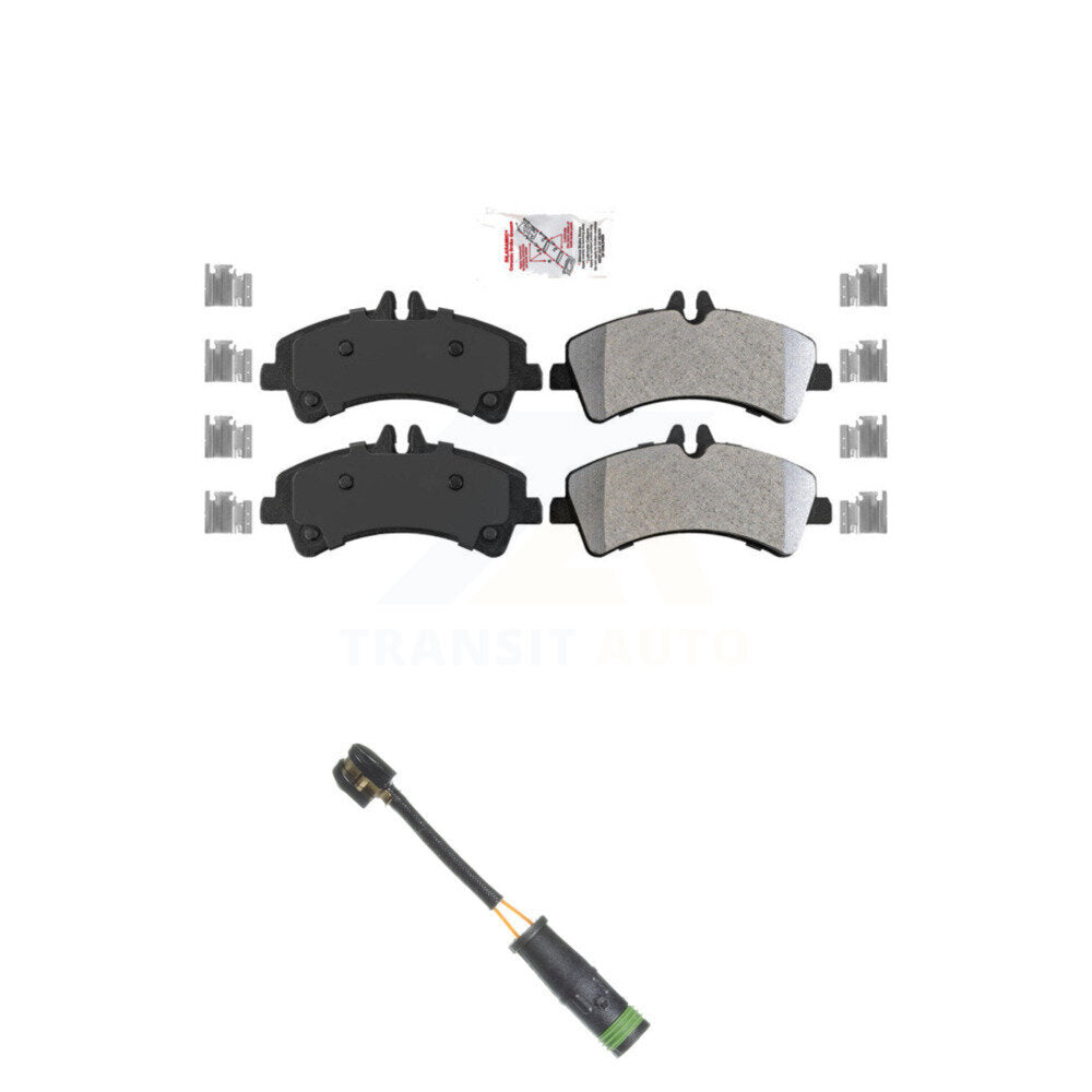 AmeriBRAKES KNW-100896 Disc Brake Pad for 2010-2018 Freightliner Sprinter 3500XD, Mercedes-Benz Sprinter 3500, Mercedes-Benz Sprinter 3500XD - Rear