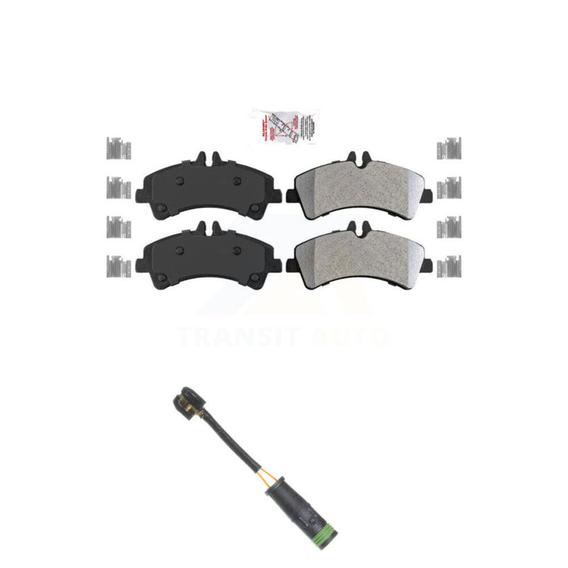 AmeriBRAKES KNW-100896 Disc Brake Pad for 2010-2018 Freightliner Sprinter 3500XD, Mercedes-Benz Sprinter 3500, Mercedes-Benz Sprinter 3500XD - Rear