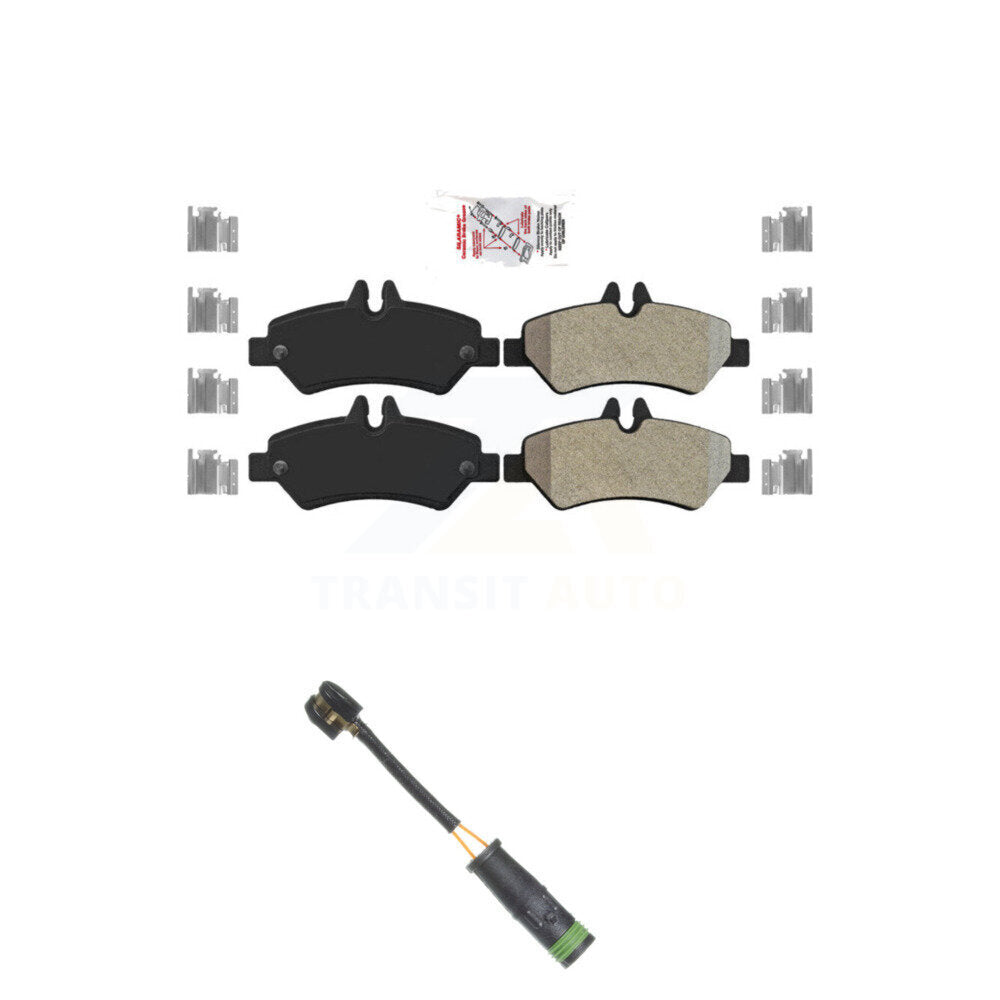 AmeriBRAKES KNW-100897 Disc Brake Pad for 2007-2018 Mercedes-Benz Sprinter 3500, Freightliner Sprinter 2500 - Rear