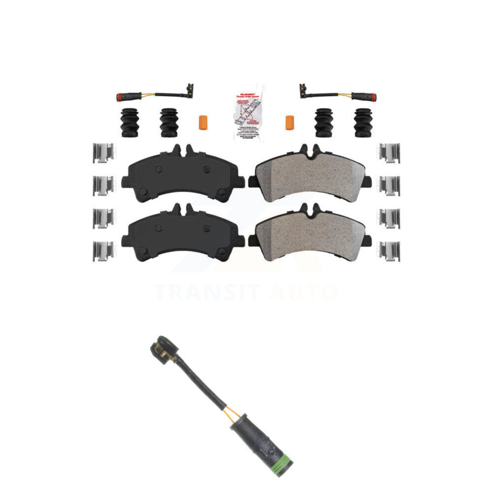 AmeriBRAKES KNW-100898 Disc Brake Pad for 2010-2018 Freightliner Sprinter 3500XD, Mercedes-Benz Sprinter 3500, Mercedes-Benz Sprinter 3500XD - Rear