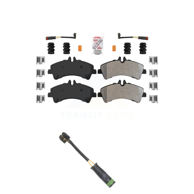 AmeriBRAKES KNW-100898 Disc Brake Pad for 2010-2018 Freightliner Sprinter 3500XD, Mercedes-Benz Sprinter 3500, Mercedes-Benz Sprinter 3500XD - Rear