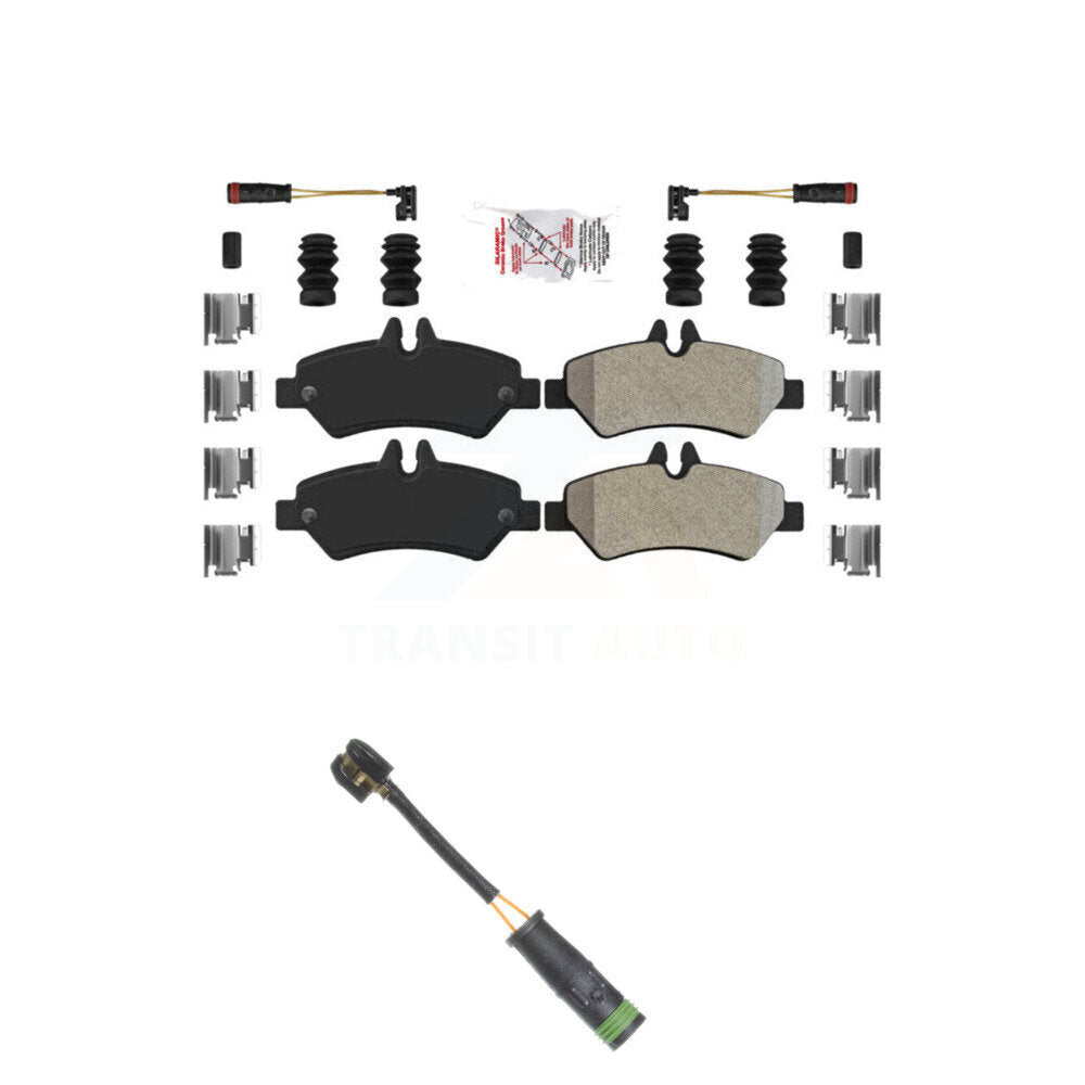 AmeriBRAKES KNW-100899 Disc Brake Pad for 2007-2018 Mercedes-Benz Sprinter 3500, Freightliner Sprinter 2500 - Rear