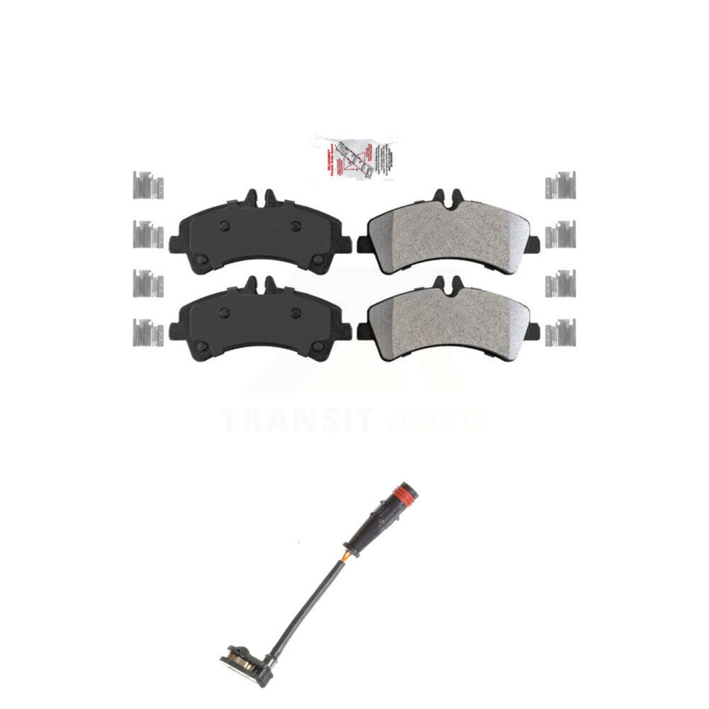 AmeriBRAKES KNW-100900 Disc Brake Pad for 2009-2018 Mercedes-Benz Sprinter 3500, Dodge Sprinter 3500 - Rear