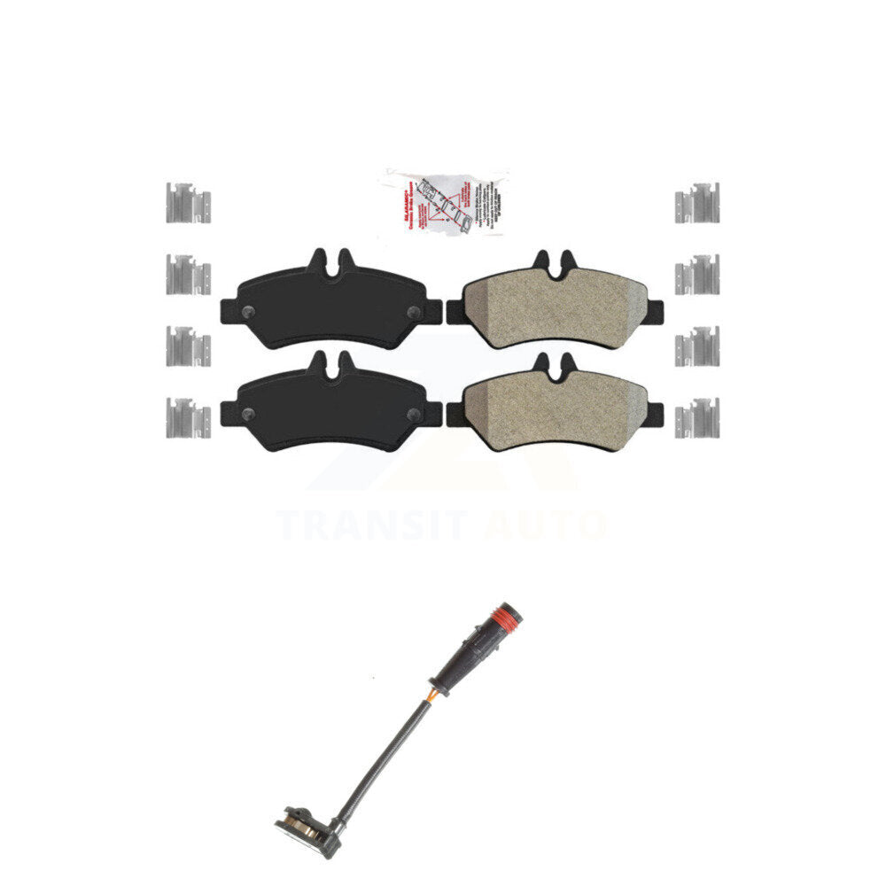 AmeriBRAKES KNW-100901 Disc Brake Pad for 2007-2018 Mercedes-Benz Sprinter 2500, Mercedes-Benz Sprinter 3500 and More - Rear