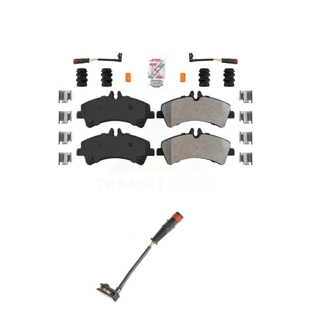 AmeriBRAKES KNW-100902 Disc Brake Pad for 2009-2018 Mercedes-Benz Sprinter 3500, Dodge Sprinter 3500 - Rear