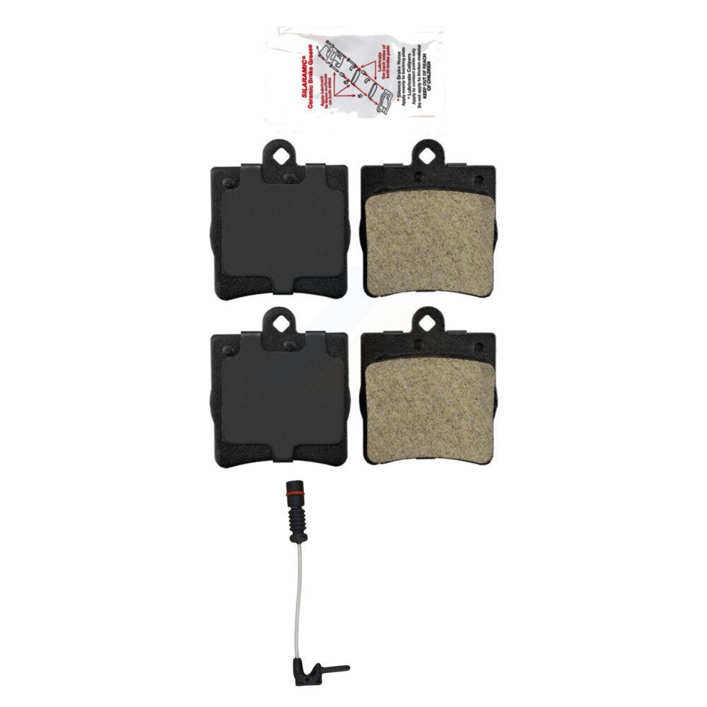AmeriBRAKES KNW-100913 Disc Brake Pad for 1998-2008 Chrysler Crossfire, Mercedes-Benz C230 and More - Rear