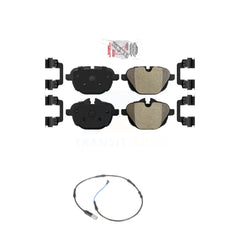 AmeriBRAKES KNW-100921 Disc Brake Pad for 2011-2016 BMW 535d, BMW 535d xDrive and More - Rear