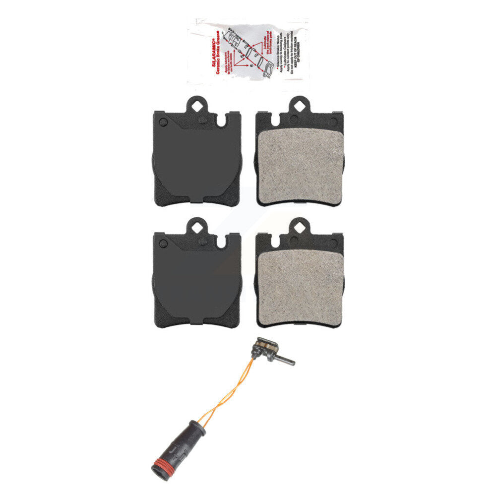 AmeriBRAKES KNW-100942 Disc Brake Pad for 2001-2011 Mercedes-Benz SLK350, Mercedes-Benz C280 and More - Rear