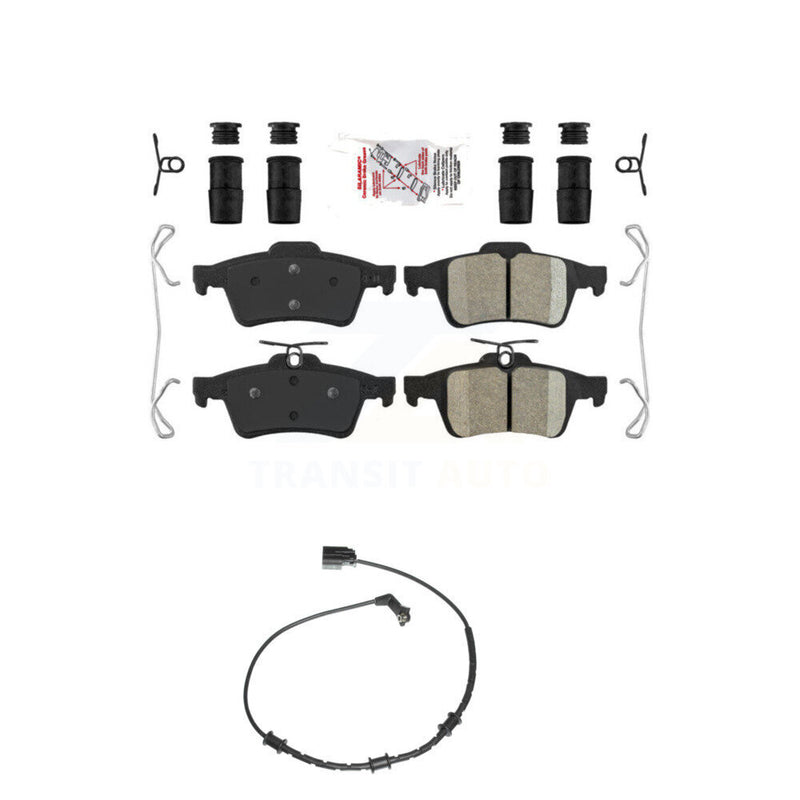 AmeriBRAKES KNW-100951 Disc Brake Pad for 2009-2015 Jaguar XF, Jaguar XJ and More - Rear