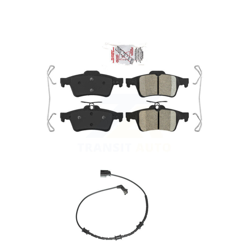 AmeriBRAKES KNW-100952 Disc Brake Pad for 2009-2015 Jaguar XF, Jaguar XJ and More - Rear