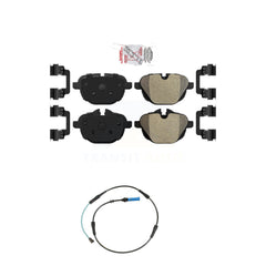 AmeriBRAKES KNW-100962 Disc Brake Pad for 2017-2023 BMW 530e, BMW 530e xDrive and More - Rear