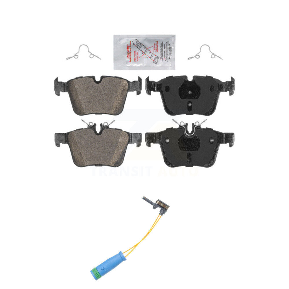 AmeriBRAKES KNW-100968 Disc Brake Pad for 2015-2021 Mercedes-Benz C300, Mercedes-Benz C350e, Mercedes-Benz C400 - Rear