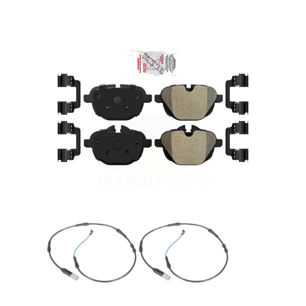 AmeriBRAKES KNW-100988 Disc Brake Pad for 2011-2016 BMW 535d, BMW 535d xDrive and More - Rear