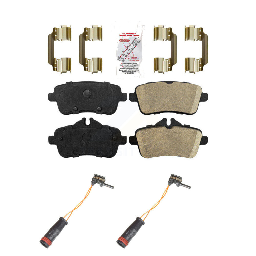 AmeriBRAKES KNW-100996 Disc Brake Pad for 2012-2020 Mercedes-Benz GLE400, Mercedes-Benz GLE43 AMG and More - Rear