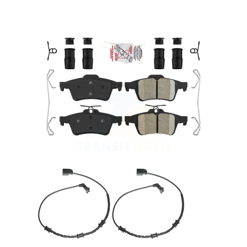 AmeriBRAKES KNW-100998 Disc Brake Pad for 2009-2015 Jaguar XF, Jaguar XJ and More - Rear