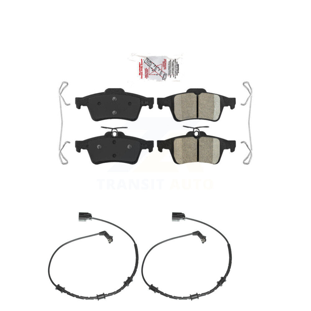 AmeriBRAKES KNW-100999 Disc Brake Pad for 2009-2015 Jaguar XF, Jaguar XJ and More - Rear