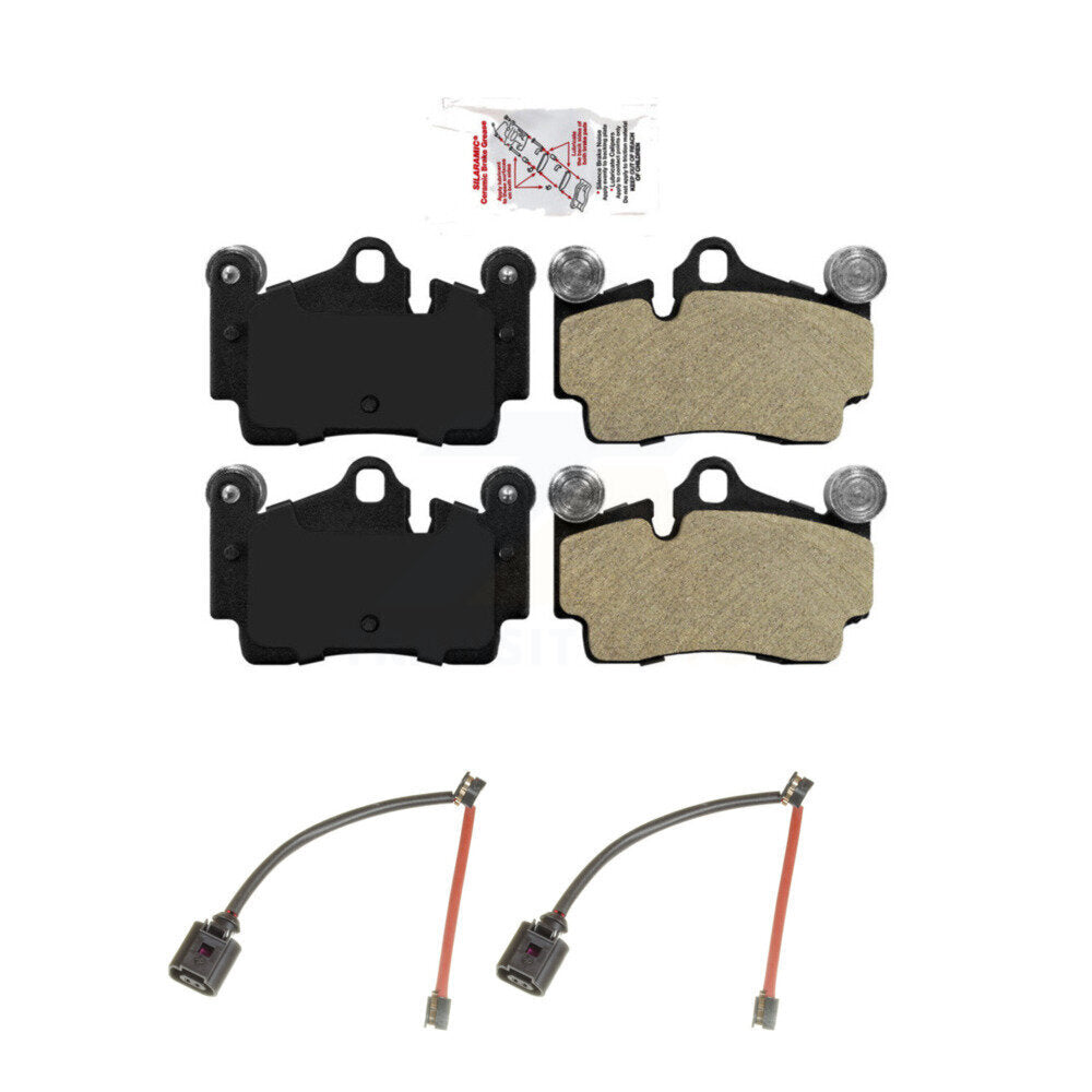 AmeriBRAKES KNW-101019 Disc Brake Pad for 2003-2015 Audi Q7, Porsche Cayenne, Volkswagen Touareg - Rear