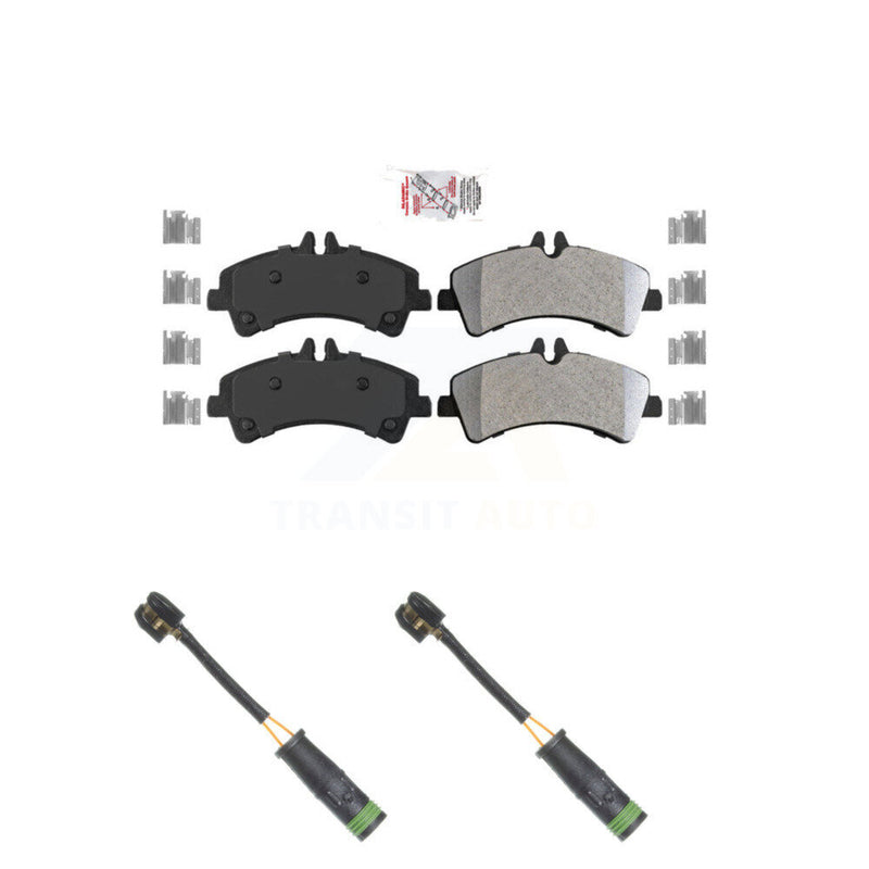 AmeriBRAKES KNW-101048 Disc Brake Pad for 2010-2018 Freightliner Sprinter 3500XD, Mercedes-Benz Sprinter 3500, Mercedes-Benz Sprinter 3500XD - Rear