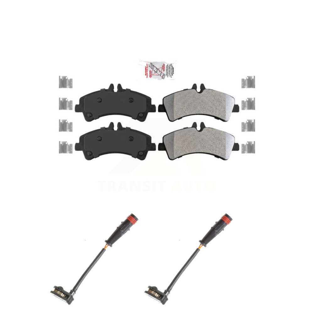 AmeriBRAKES KNW-101049 Disc Brake Pad for 2009-2018 Mercedes-Benz Sprinter 3500, Dodge Sprinter 3500 - Rear
