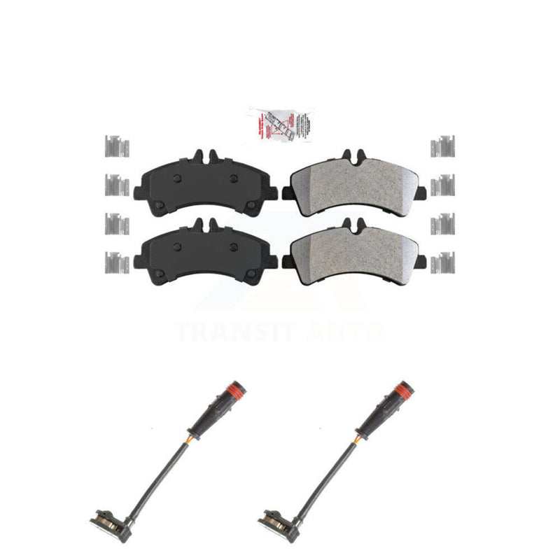 AmeriBRAKES KNW-101049 Disc Brake Pad for 2009-2018 Mercedes-Benz Sprinter 3500, Dodge Sprinter 3500 - Rear