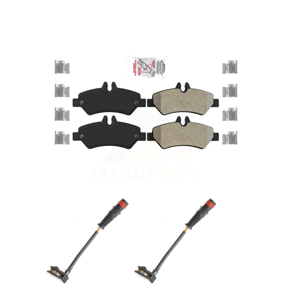 AmeriBRAKES KNW-101051 Disc Brake Pad for 2007-2018 Mercedes-Benz Sprinter 2500, Mercedes-Benz Sprinter 3500 and More - Rear