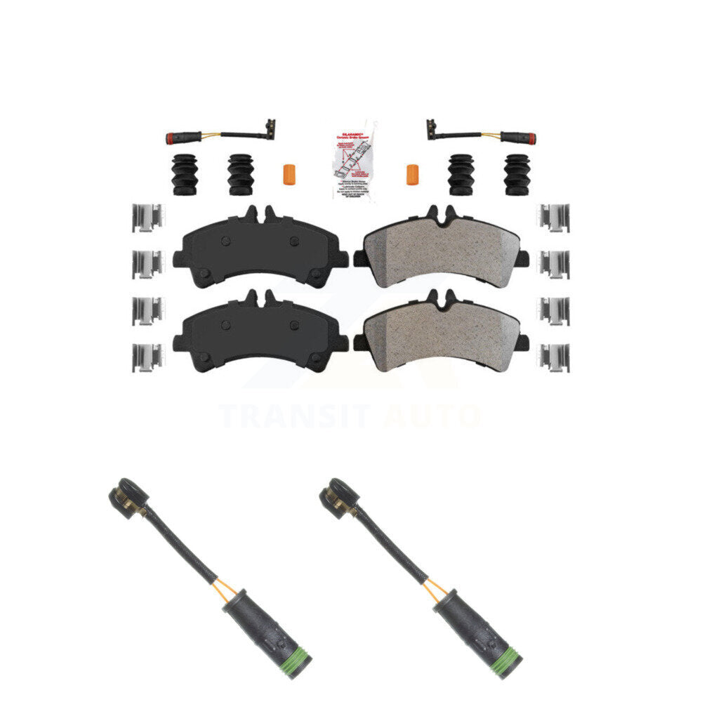 AmeriBRAKES KNW-101052 Disc Brake Pad for 2010-2018 Freightliner Sprinter 3500XD, Mercedes-Benz Sprinter 3500, Mercedes-Benz Sprinter 3500XD - Rear