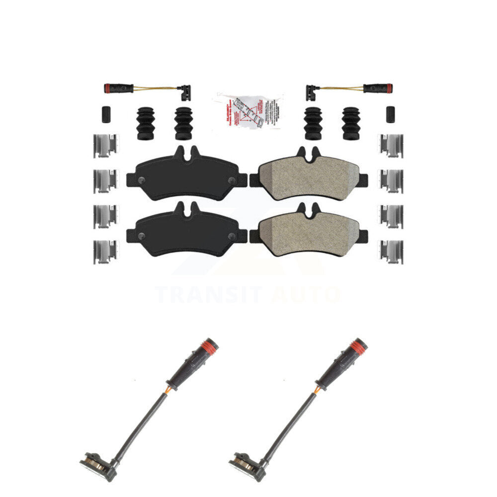 AmeriBRAKES KNW-101055 Disc Brake Pad for 2007-2018 Mercedes-Benz Sprinter 2500, Mercedes-Benz Sprinter 3500 and More - Rear