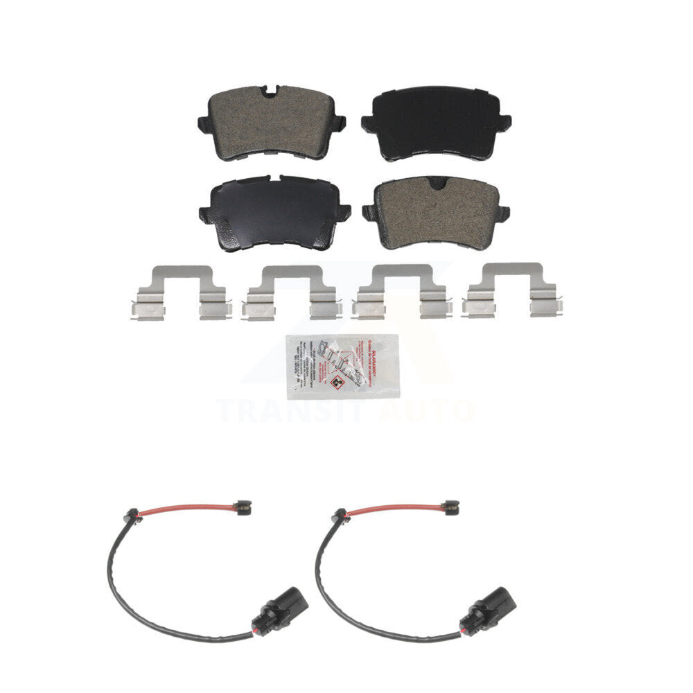 AmeriBRAKES KNW-101058 Disc Brake Pad for 2012-2017 Porsche Macan, Audi A6 - Rear